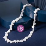 Natural White Shell 8mm Heart Polished - Image 2