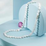 Natural White Shell 7mm Van Cleef Polished
