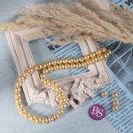 Synthetic Gold Pearl 7mm Round Polished - Image 2
