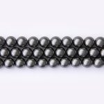 Synthetic Grey Pearl 8mm Round Polished