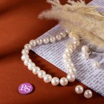 Natural White Pearl 11-12mm Semi-Baroque - Image 2