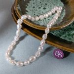 Natural White Pearl 10-12mm Semi-Baroque - Image 2