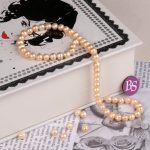 Natural Peach pearl 6mm Round - Image 2