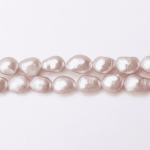 Natural White Pearl 7×8mm Oval
