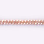 Natural Peach Pearl 4×5mm Oval