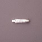 Natural White Pearl 6×30mm Baroque - Single Piece - Image 2