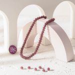 Matte Violet Czech Crystal 5×6mm Lentil Faceted - Image 2