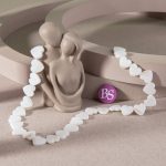 Natural White Shell 8mm Heart Polished - Image 2
