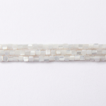 Natural White Shell 3mm Cube Polished