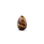 Tiger Eye Natural Stone 14×18mm Teardrop Sparkling Faceted Single Piece - Image 2