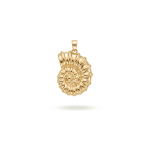 Snail Shell Pendant - 18×27mm 18K Gold Plated