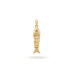 Moving Fish Pendant - 8×42mm 18K Gold Plated