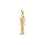 Moving Fish Pendant - 8×42mm 18K Gold Plated - Image 2