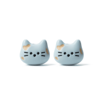Blue Lovely Cat Enamel Jewelry Beads - 9×12mm
