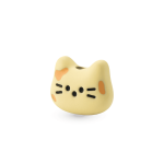 Yellow Lovely Cat Enamel Jewelry Beads - 9×12mm - Image 2