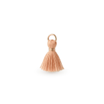 Peach Silk Tassel Bead - 13mm - Image 2