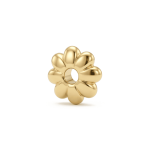 Flower Spacer Bead - 2×5mm 18K Gold Plated - Image 2