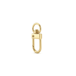 Swivel keychain Clasp - 12×32mm 18K Gold Plated - Image 2