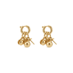 Spring Ring Clasp with Peg Bail Pendant - 7×20mm 18K Gold Plated