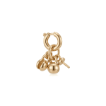 Spring Ring Clasp with Peg Bail Pendant - 7×20mm 18K Gold Plated - Image 2