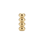 Linked Ball Spacer Bead - 3×8mm 18K Gold Plated - Image 2