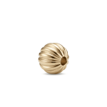 Watermelon Spacer Bead - 4mm 18K Gold Plated - Image 2