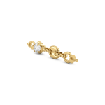 Crystal Connector Link Chain - 7×40mm 18K Gold Plated - Image 2