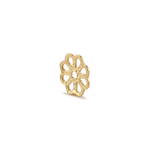 Flower Filigree Bead Cap - 7.5mm 18K Gold Plated - Image 2