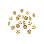 Flower Bead Cap - 5mm 18K Gold Plated
