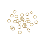 Open Jump Ring - 8mm (0.9mm Wire) 18K Gold Plated