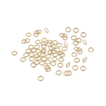 Open Jump Ring - 3mm (0.3mm Wire) 18K Gold Plated