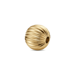 Watermelon Bead - 10mm 18K Gold Plated - Image 2