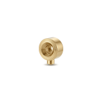 Stopper Bead - 3×4mm 18K Gold Plated - Image 2