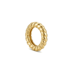 Twisted Ring Connector Link - 10mm 18K Gold Plated - Image 2