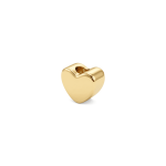 Heart Spacer Bead - 4×5mm 18K Gold Plated