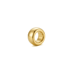 Smooth Round Spacer Bead - 2mm 18K Gold Plated