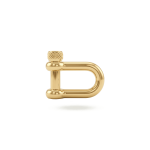D-Shackle Stainless Steel Clasp - 26×33mm 18K Gold Plated