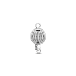 Watermelon Open Box Clasp - 8×19mm Rhodium Plated - Image 2