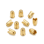 Sepals Bead Cap - 10×11mm 18k Gold Plated - Image 2