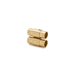 Magnetic Tube Clasp Stainless Steel - 9×18mm 18K Gold Plated - Image 2