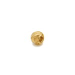 Ribbed Round Spacer Bead - 4mm 18K Gold Plated - Image 2