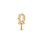 Screw Peg Bail - 5×8mm 18K Gold Plated - Image 2