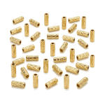 Spiral Cut Tube Bead - 1.5×5mm 18K Gold Plated