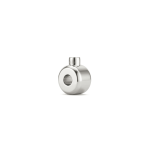 Stopper Bead - 3×4mm  Rhodium Plated - Image 2