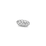 Filigree Oval Bead - 5×11mm Rhidium Plated - Image 2