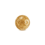 Round Gold Flakes Resin Bead - 8mm - Image 2