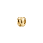 Double Layer Smooth Ring Spacer Bead - 3×4mm 18K Gold Plated - Image 2