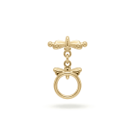 Dragonfly Toggle Clasp - 18×29mm 18K Gold Plated