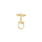 Dragonfly Toggle Clasp - 18×29mm 18K Gold Plated - Image 2