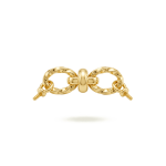 Connector Link Twisted Oval Chain - 8×36mm 18K Gold Plated